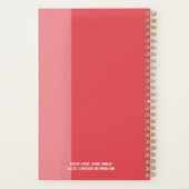 ビッグコーラルピンクプランズインサイドプランナー プランナー手帳 (裏面)