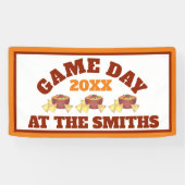 ビッグサッカーゲームテールゲートパーティーチップズチーズディップ 横断幕 (横)