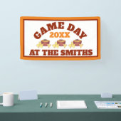 ビッグサッカーゲームテールゲートパーティーチップズチーズディップ 横断幕 (トレードショー)