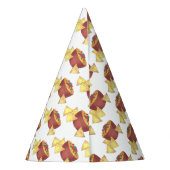 ビッグサッカーゲーム時計パーティーナチョスチップスQueo パーティーハット (裏面)