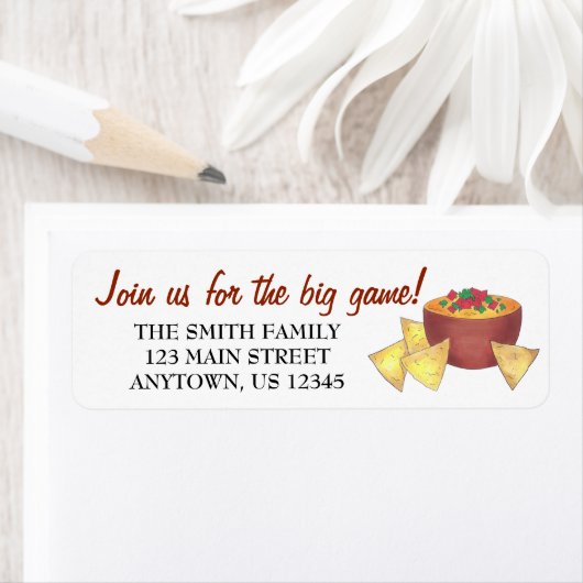 ビッグサッカーゲーム時計パーティーナチョスチップスQueo ラベル (インサイチュ)