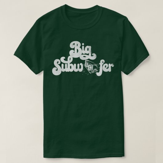 ビッグサブウーハーBW Tシャツ (デザイン正面)