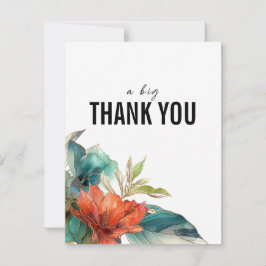 ビッグサンキューハイビスカスセレナーデパラダイス サンキューカード