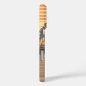 ビッグサンセットストライプハワイアンイエロー Case-Mate iPhoneケース (裏面 / 右)