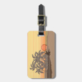 ビッグサンセットストライプハワイアンサーファーズ ラゲッジタグ (正面縦)