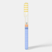 ビッグサンセットストライプハワイアンブルー Case-Mate iPhoneケース (裏面 / 左)