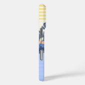 ビッグサンセットストライプハワイアンブルー Case-Mate iPhoneケース (裏面 / 右)