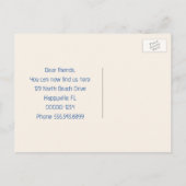 ビッグサンドドルビーチはがきに移動 案内ポストカード (裏面)