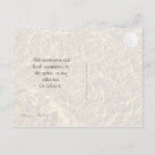 ビッグサンドドルビーチ結婚式発表 案内ポストカード (裏面)