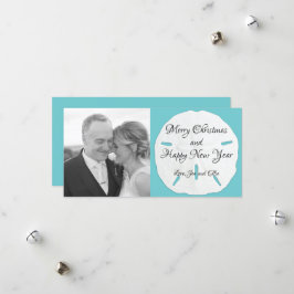 ビッグサンドドルロングフォトクリスマスカード シーズンカード