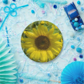 ビッグサンフラワー紙プレート ペーパープレート (パーティー)