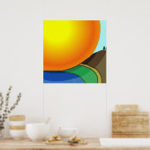 ビッグサンライズポスター ポスター (キッチン)