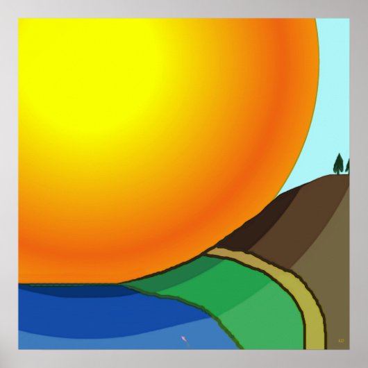 ビッグサンライズポスター ポスター (正面)