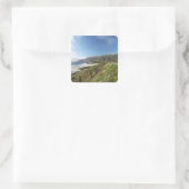 ビッグサーの完璧な場所の山転が々 スクエアシール (バッグ)