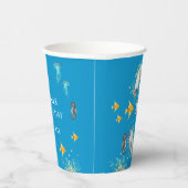 ビッグサードザシーアンダー誕生日写真コラージュ 紙コップ (右)