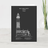 ビッグサーブルポイント灯台 - ミシガン州 - PD サンキューカード (正面)