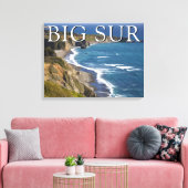 ビッグサー海岸線 |カリフォルニア キャンバスプリント (インサイチュ (リビング))