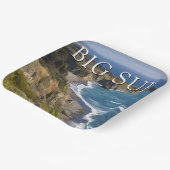ビッグサー海岸 | カリフォルニア ペーパープレート (傾斜あり)