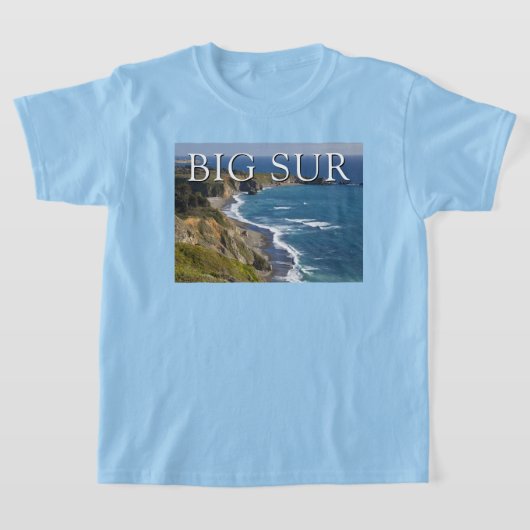 ビッグサー海岸 | カリフォルニア Tシャツ (レイダウン)
