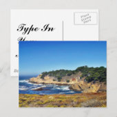 ビッグサー海海岸線4 ポストカード (正面/裏面)