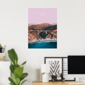 ビッグサー、カリフォルニアの旅行アートワーク ポスター (ホームオフィス)