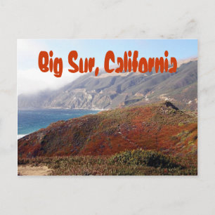 ビッグサー、カリフォルニアの風景 ポストカード