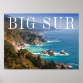 ビッグサー カリフォルニア海岸 ポスター (正面)