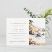 ビッグサー, カリフォルニア ランドスケープ リハーサル ディナー 招待状 (スタンド正面)