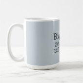 ビッグサー 緯度 & 経度 コーヒーマグカップ (左)