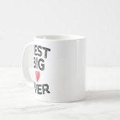 ビッグシスターお披露目ハートデザイン コーヒーマグカップ (正面左)