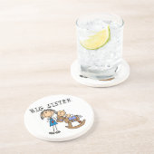 ビッグシスターとベビー兄弟ギフト コースター (側面)
