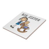 ビッグシスターとベビー兄弟ギフト タイル (側面)