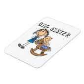 ビッグシスターとベビー兄弟ギフト マグネット (左側)