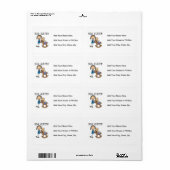 ビッグシスターとベビー兄弟ギフト ラベル (フルシート)