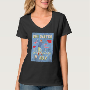 ビッグシスターの誕生日ボーイゴルフテーママッチングファム Tシャツ