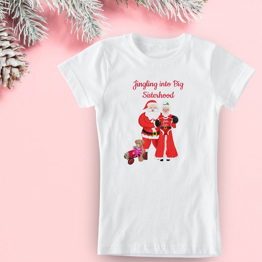 ビッグシスターへの旅立ち - リトルシスサンタ Tシャツ