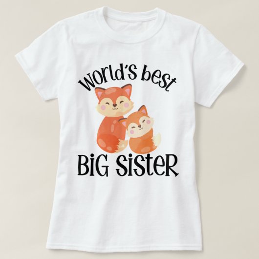 ビッグシスターキツネベビー発表 Tシャツ (デザイン正面)