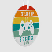 ビッグシスタークラブ2025新しい兄弟姉妹レトロゲーマー オーナメント (正面)