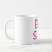 ビッグシスタータイポグラフィ コーヒーマグカップ (左)