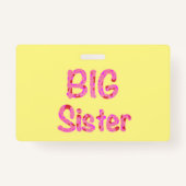 ビッグシスタータイポグラフィ バッジ (裏面)