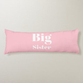 ビッグシスターピンク白い女の子 ボディピロー
