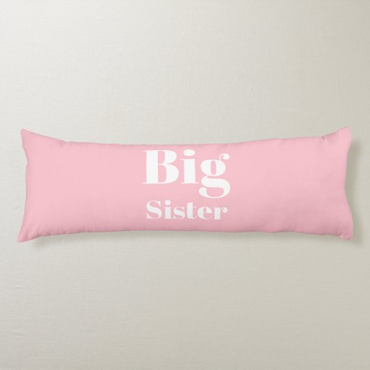 ビッグシスターピンク白い女の子 ボディピロー (正面)