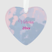 ビッグシスターベビーブラザーハートクリスマスツリー オーナメント (裏面)