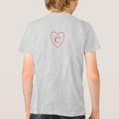 ビッグシスターベビー発表名&モノグラム トライブレンドＴシャツ (裏面)