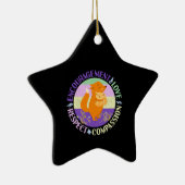 ビッグシスターラブ – 兄弟姉妹ボンディングキツネ セラミックオーナメント (右)