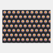 ビッグシスターラブ – 兄弟姉妹ボンディングキツネ ラッピングペーパーシート (正面2)