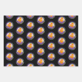 ビッグシスターラブ – 兄弟姉妹ボンディングキツネ ラッピングペーパーシート (正面)