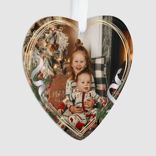 ビッグシスターリトルシスター兄弟姉妹ラブ引用文写真 オーナメント (正面)