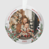 ビッグシスターリトル姉妹の暖かい引用文シルバーフレーム オーナメント (正面)