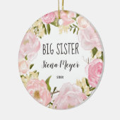ビッグシスター初めてのクリスマスオーナメント セラミックオーナメント (左)